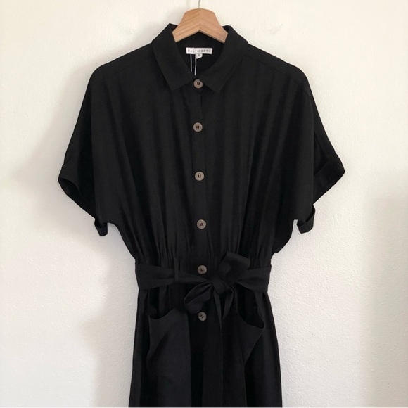NWT Baltic Born Dallas Button Up Jumpsuit Black Small - Picture 7 of 13